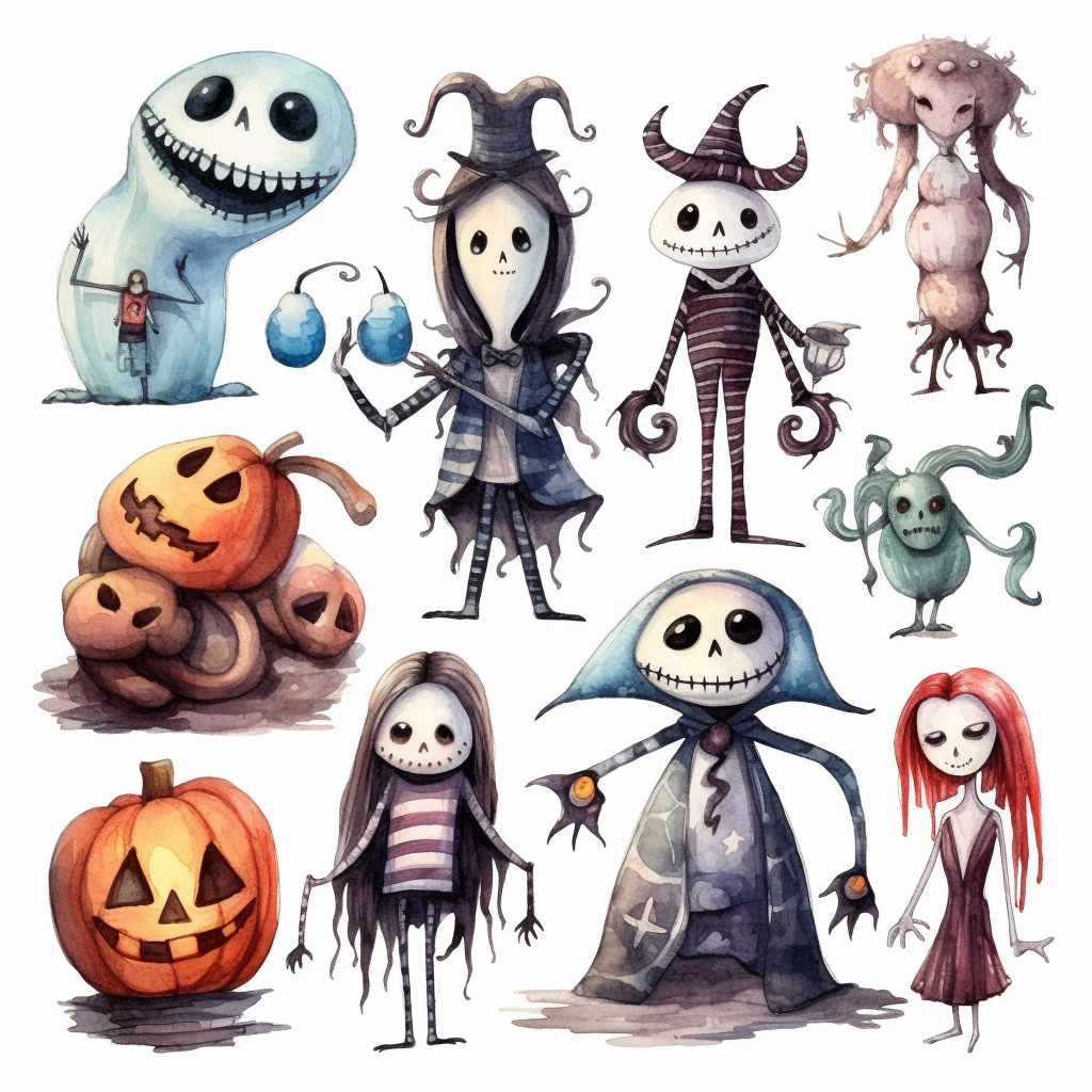 nightmare before christmas clipart