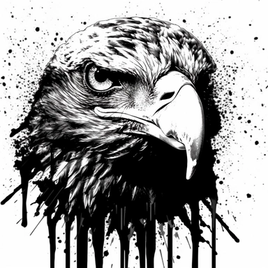hawk head over american flag for personal use svg clipart free, in the style of aaron siskind, david yarrow, graphic black and white, multiple patterns, cut/ripped, roger deakins, stencil-based