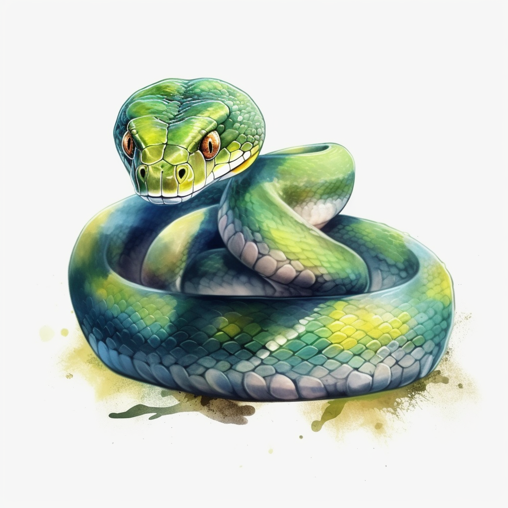 cartoon snake clipart