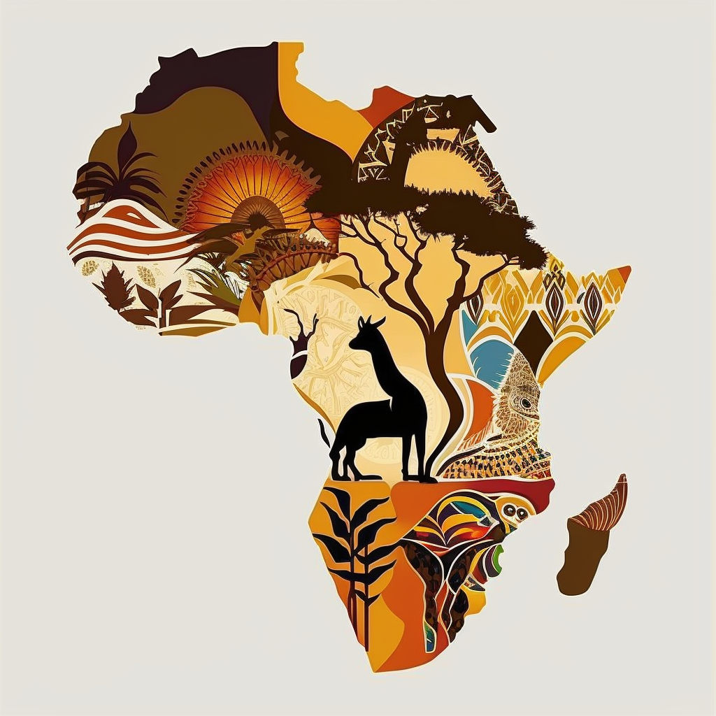 continents cliparts