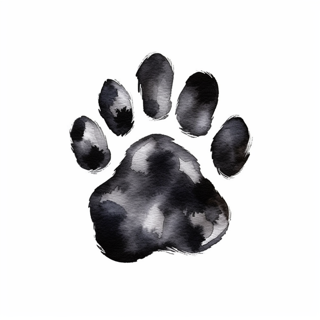 dog paw clipart