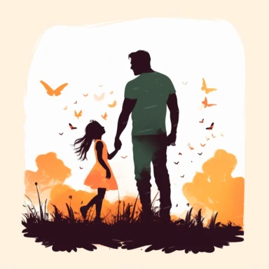 father daughter love, fathers day ,png clipart