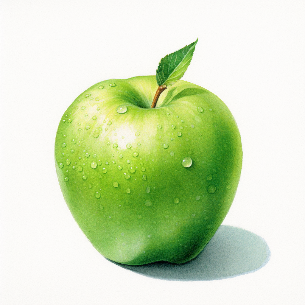 green apple clipart