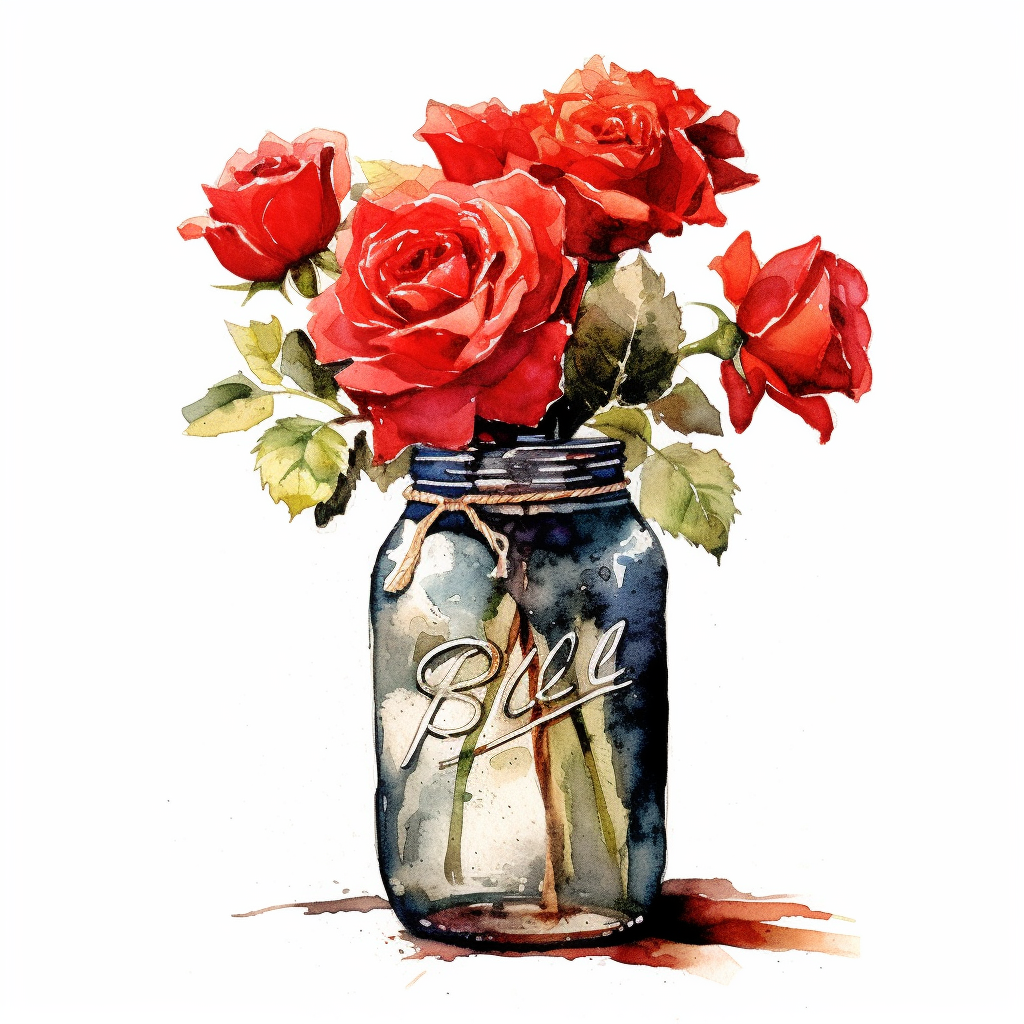 mason jar clip art