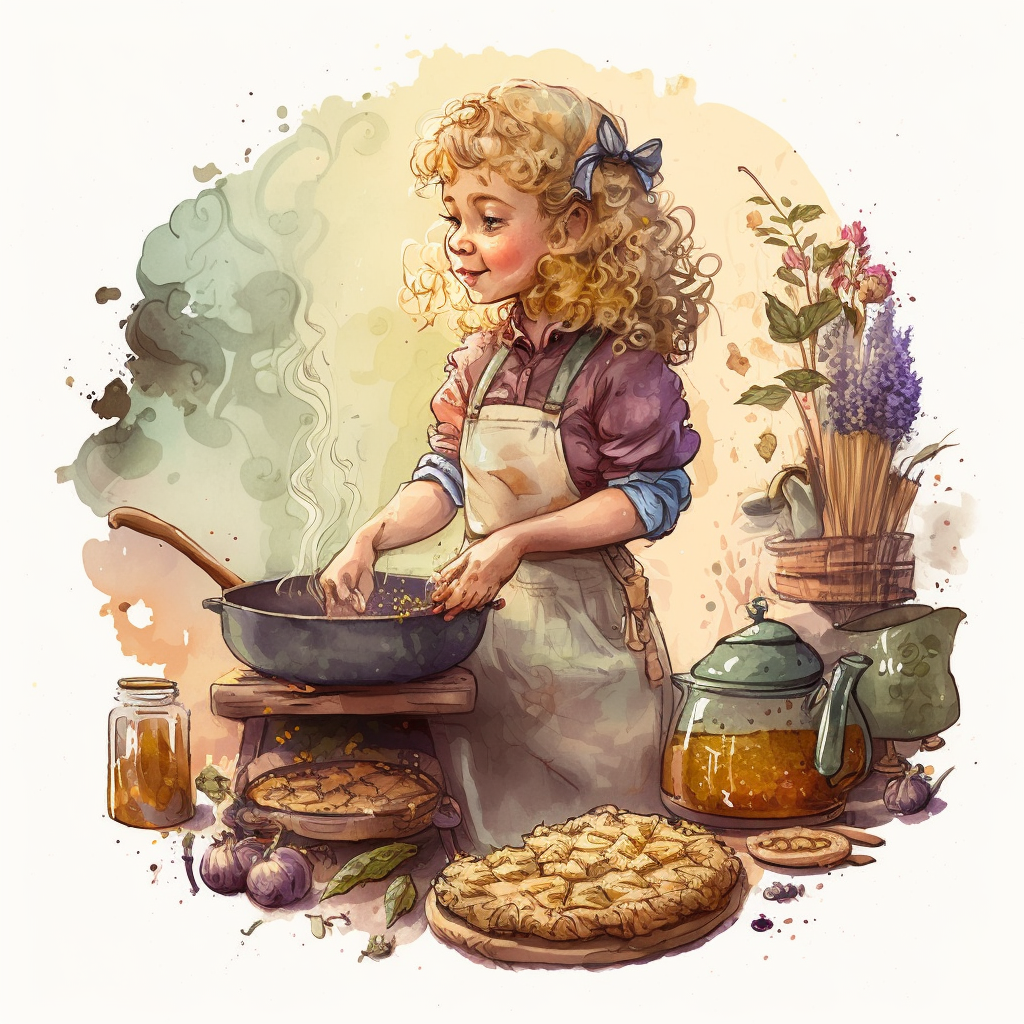 family cooking cliparts