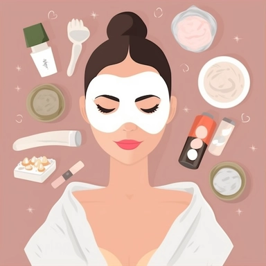 spa day woman clipart