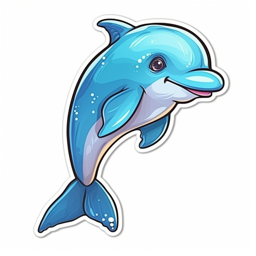 cute dolphin cliparts