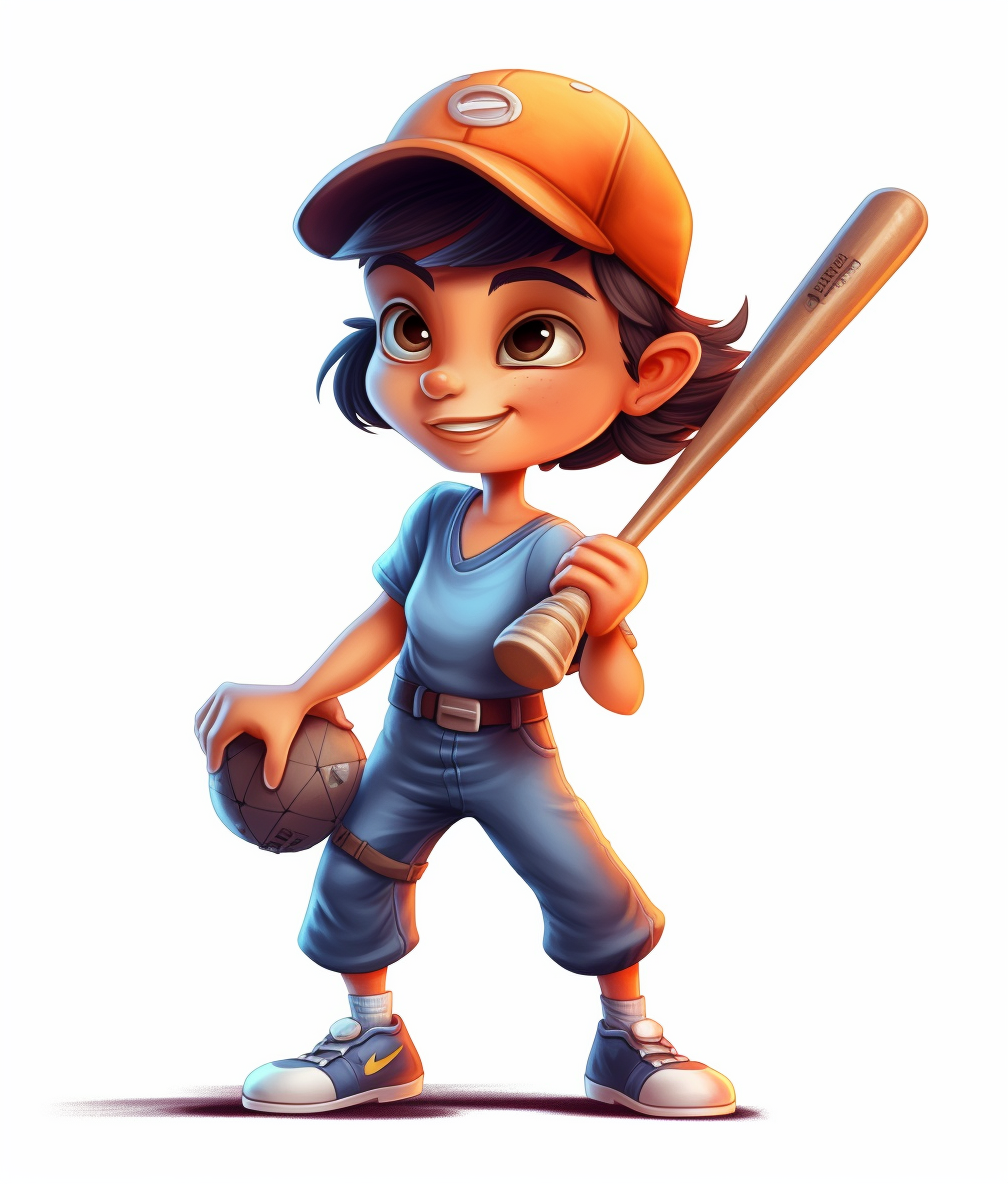 baseball girl cliparts