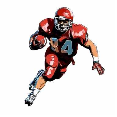 football clip art, white background