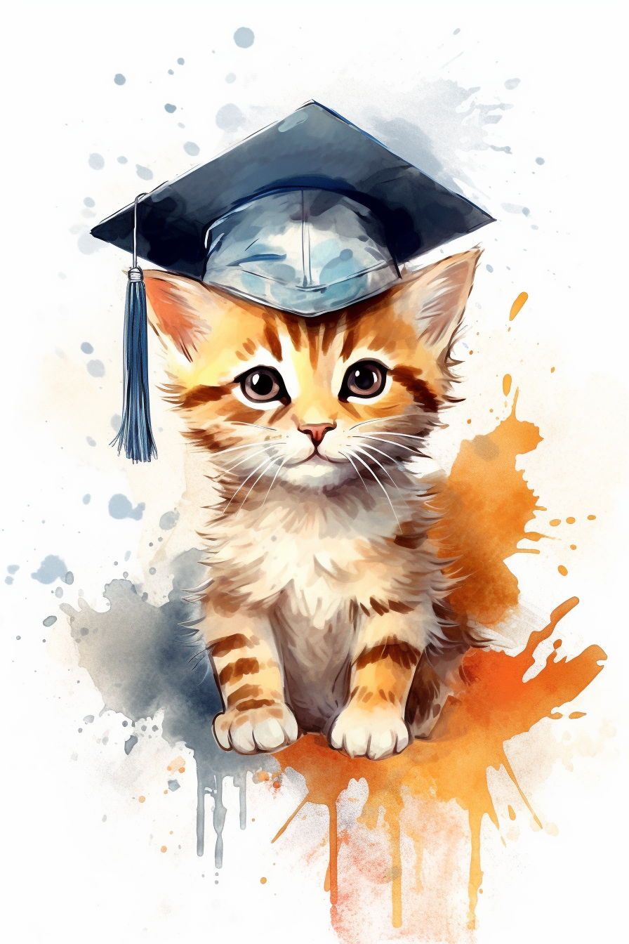 cap and diploma clipart
