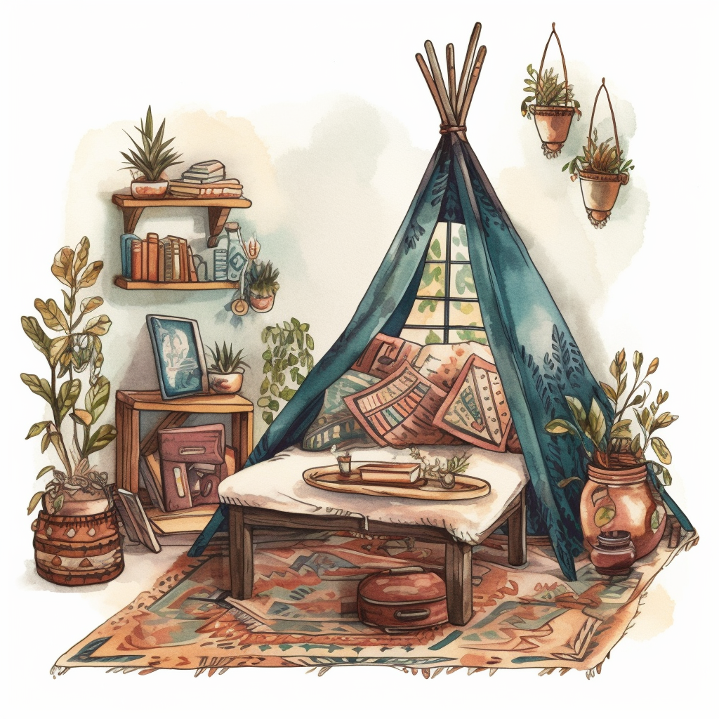 boho borders cliparts