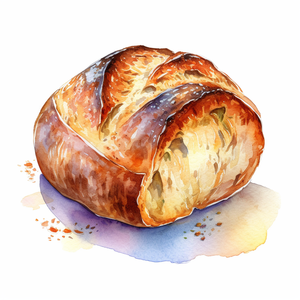 loaf of bread clipart