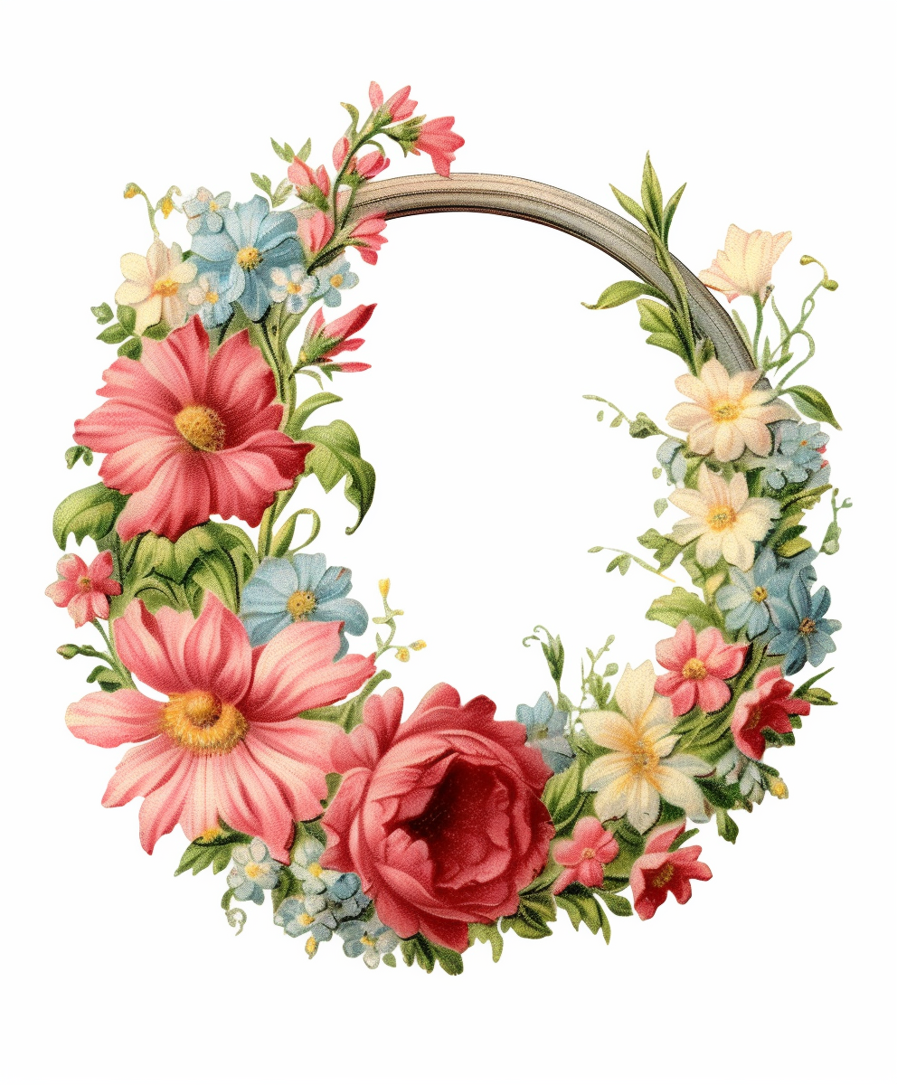 antique garden cliparts