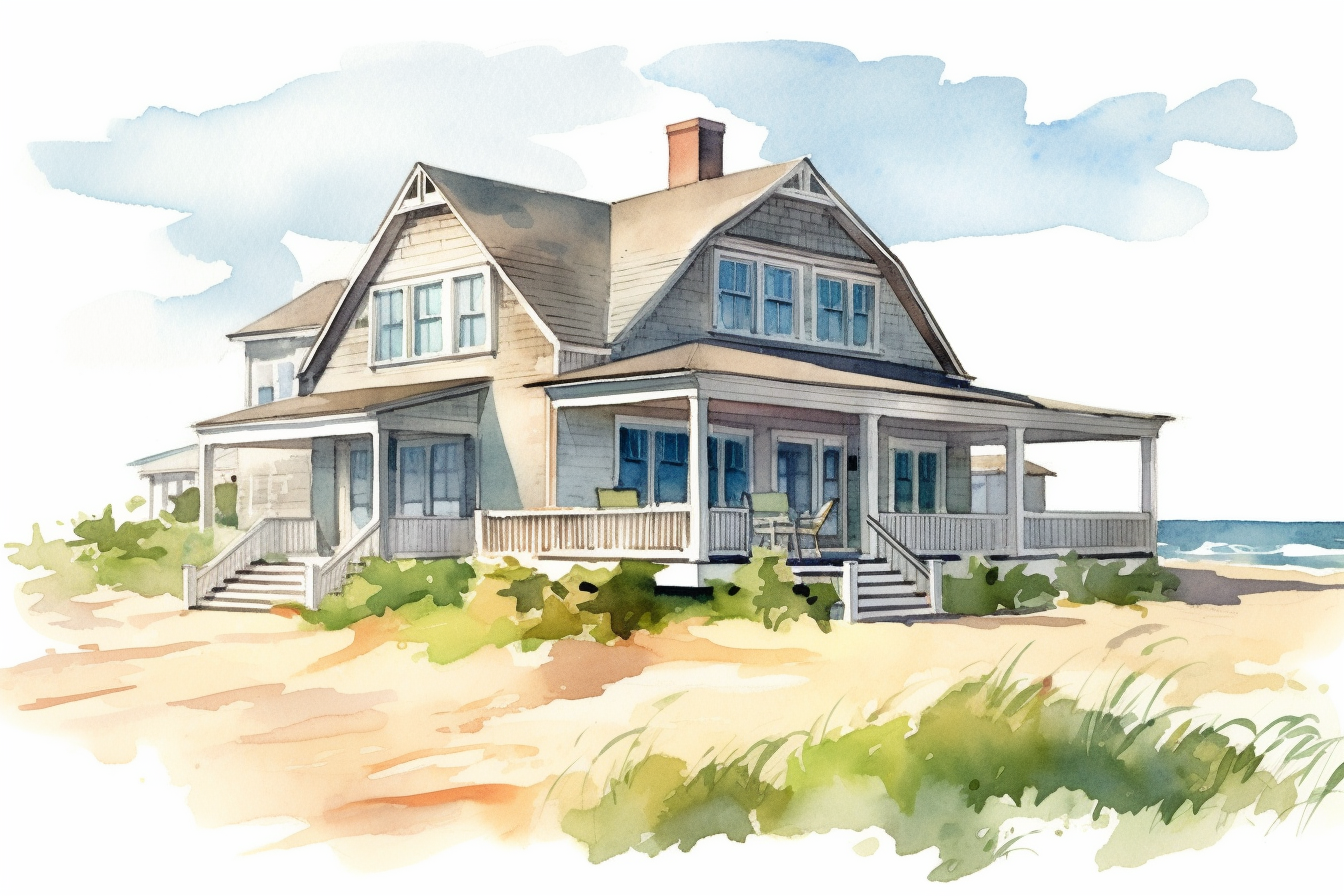 ocean house cliparts