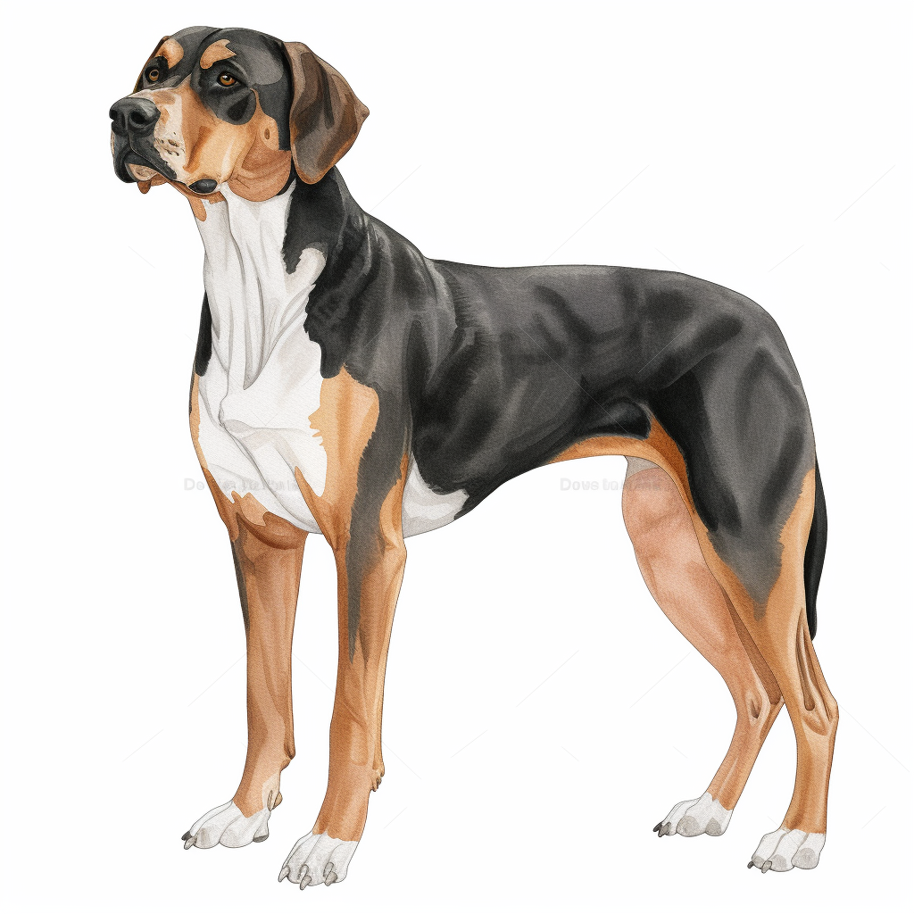 black and white dog clipart