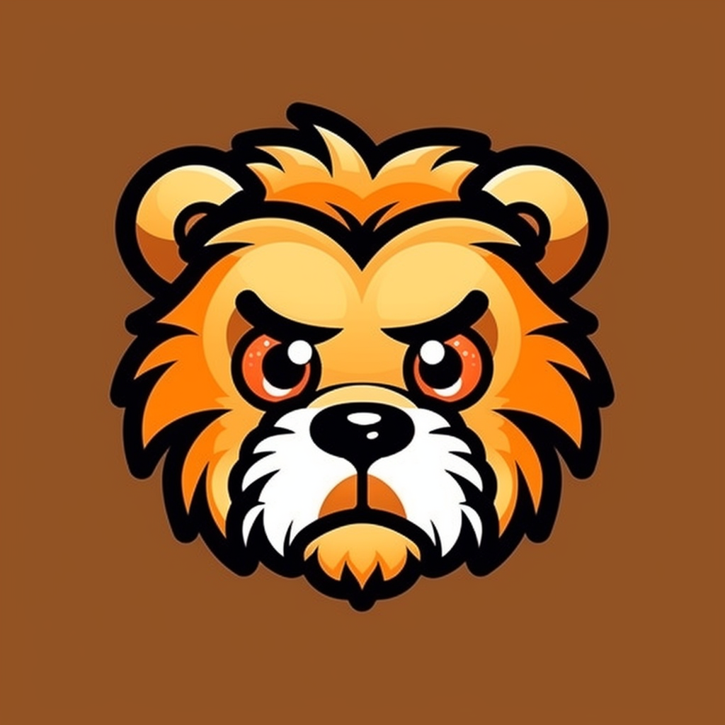 lion mascot clipart