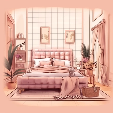 Background scene, Bedroom clipart, Bedroom scene, Bedroom background, Homedecor clipart, Fashion clipart, Fashion Illustration