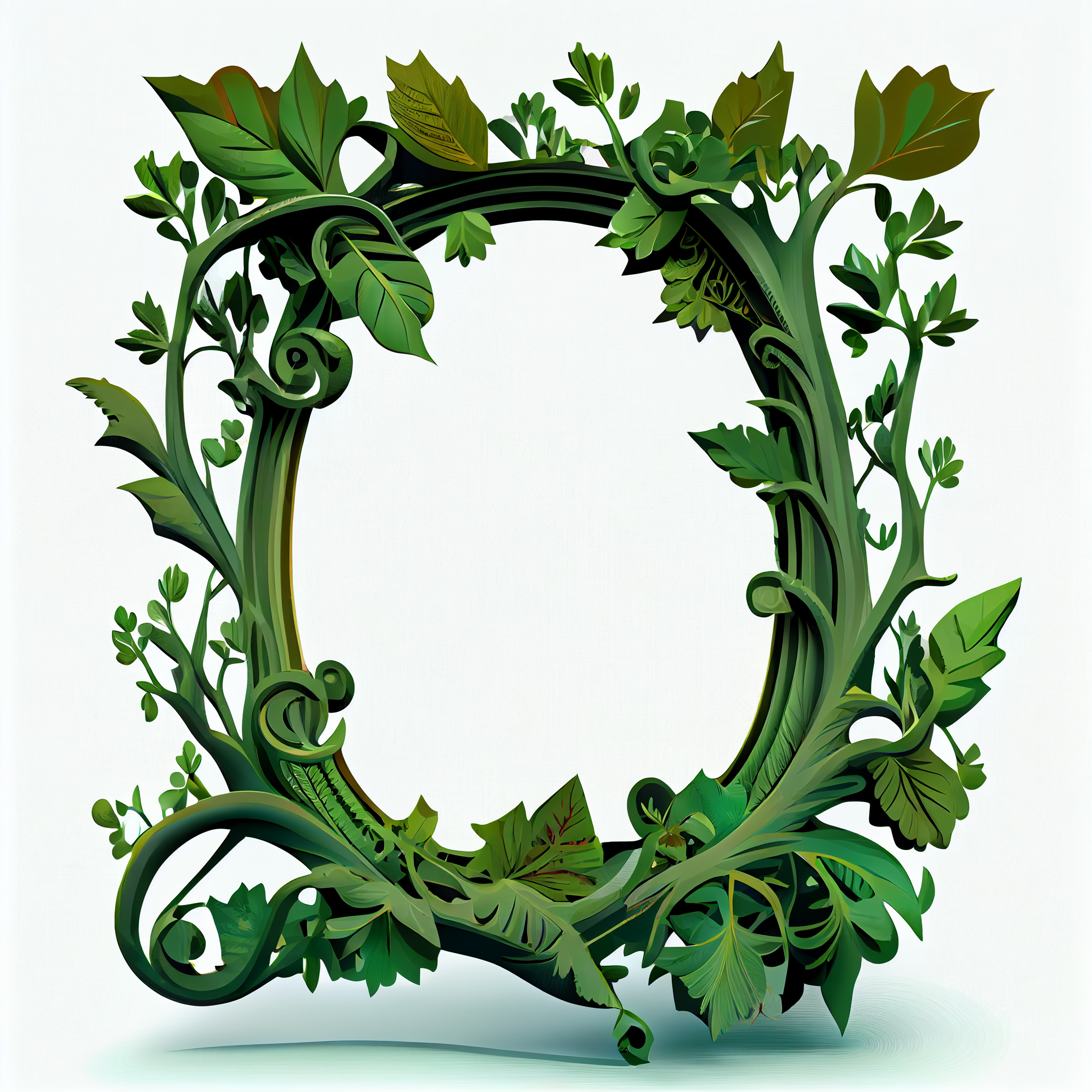 forest frame cliparts