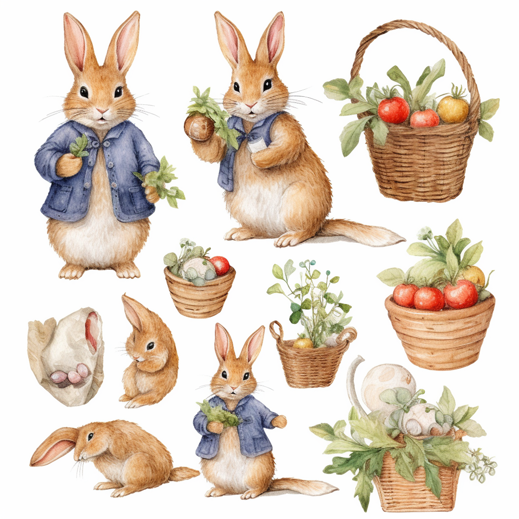 cute easter cliparts