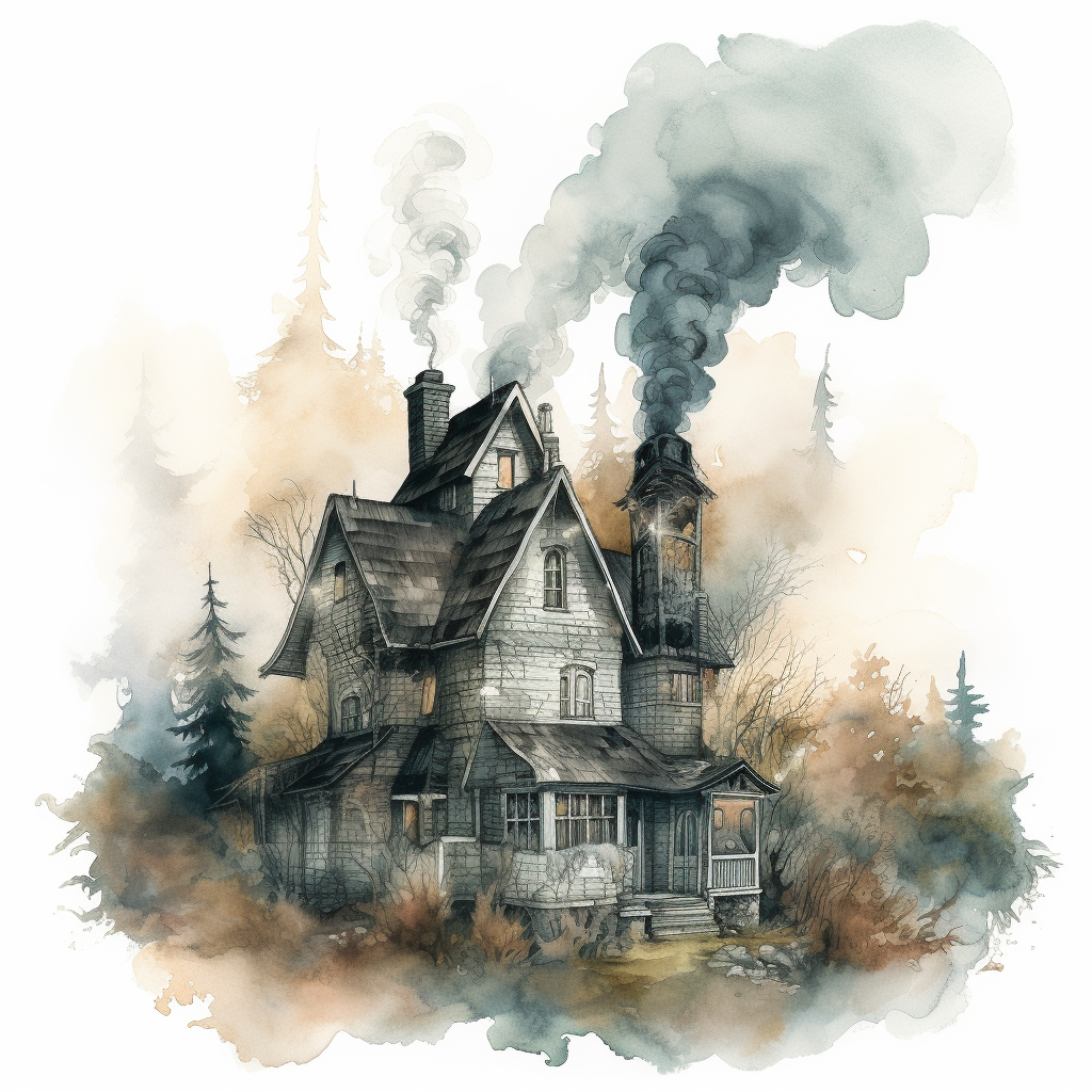 chimney smoke cliparts