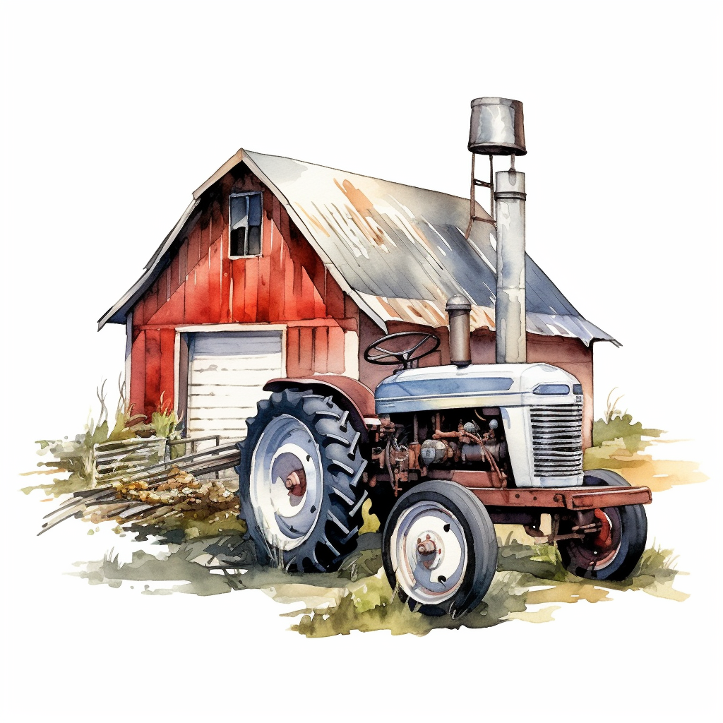 farm cliparts black