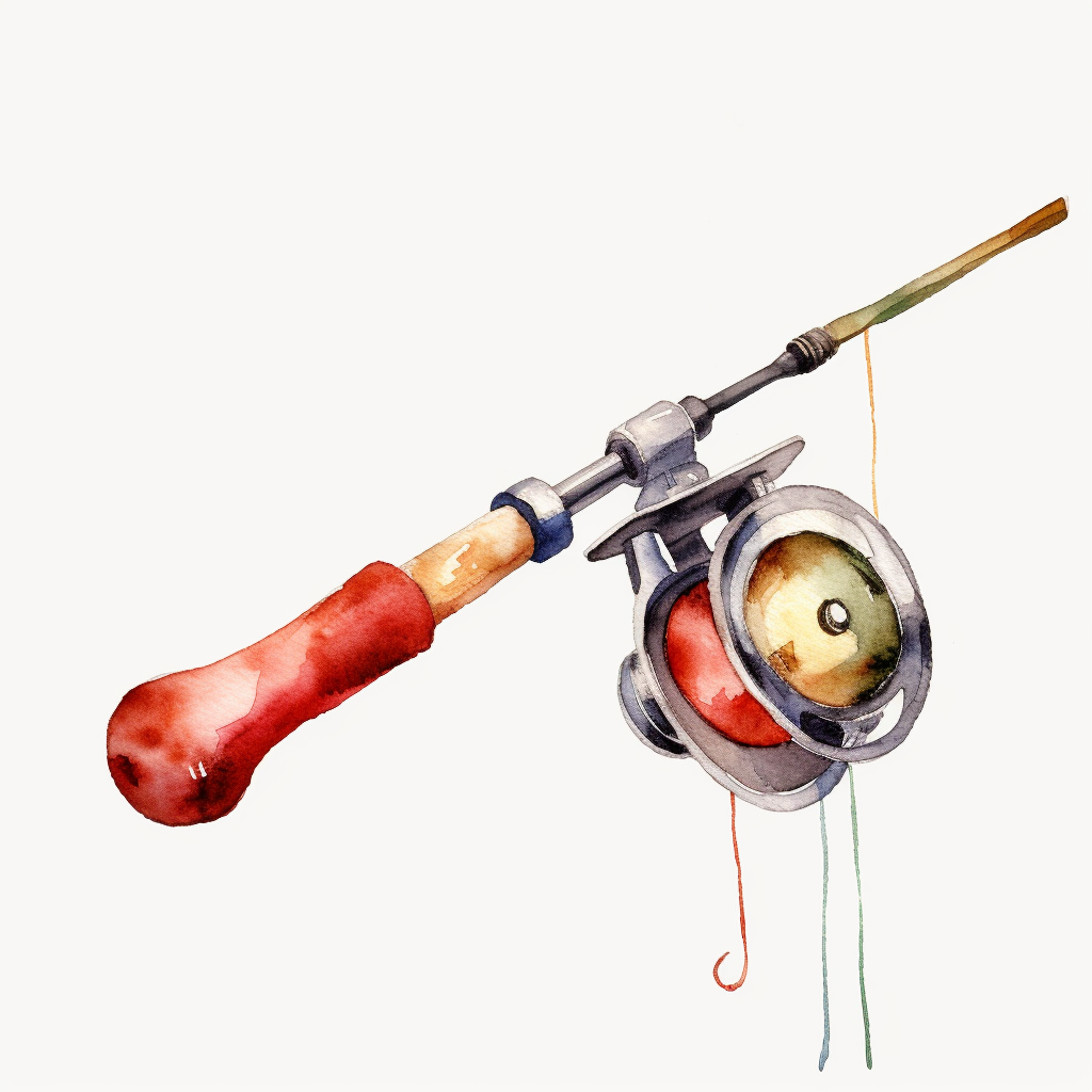 fishing pole cliparts