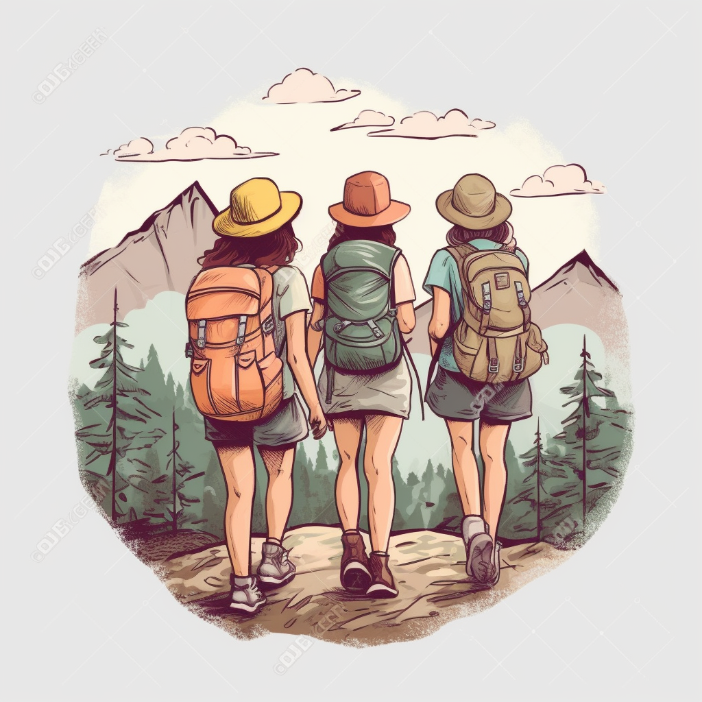 girl friendship cliparts