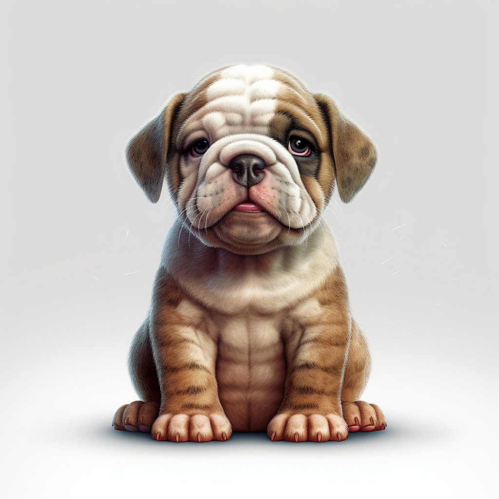 bulldog puppy cliparts