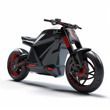 Tesla releases a line of electric bikes, designed with the same sleek, futuristic aesthetic as their cars, logo clipart, white background