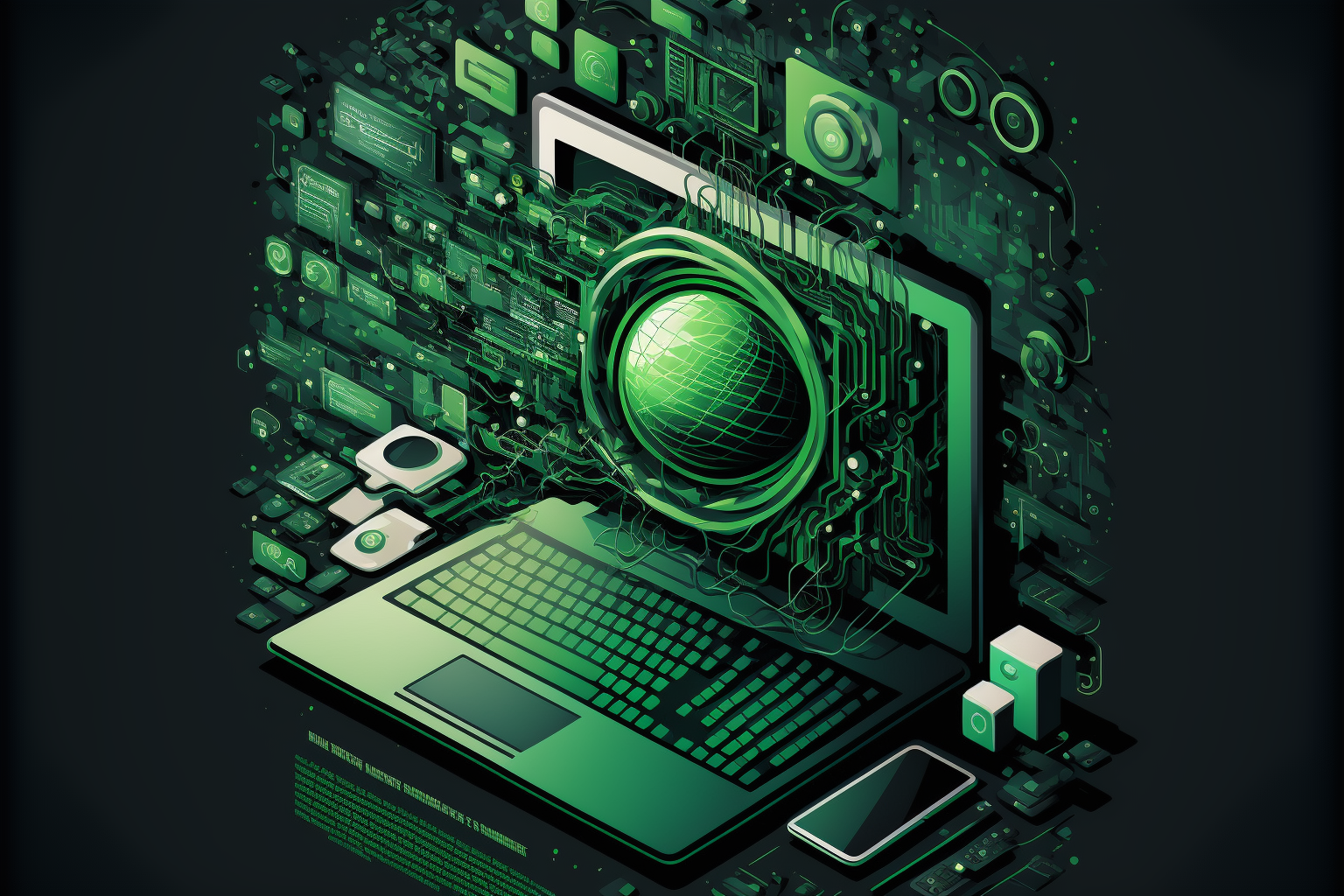 green technology cliparts