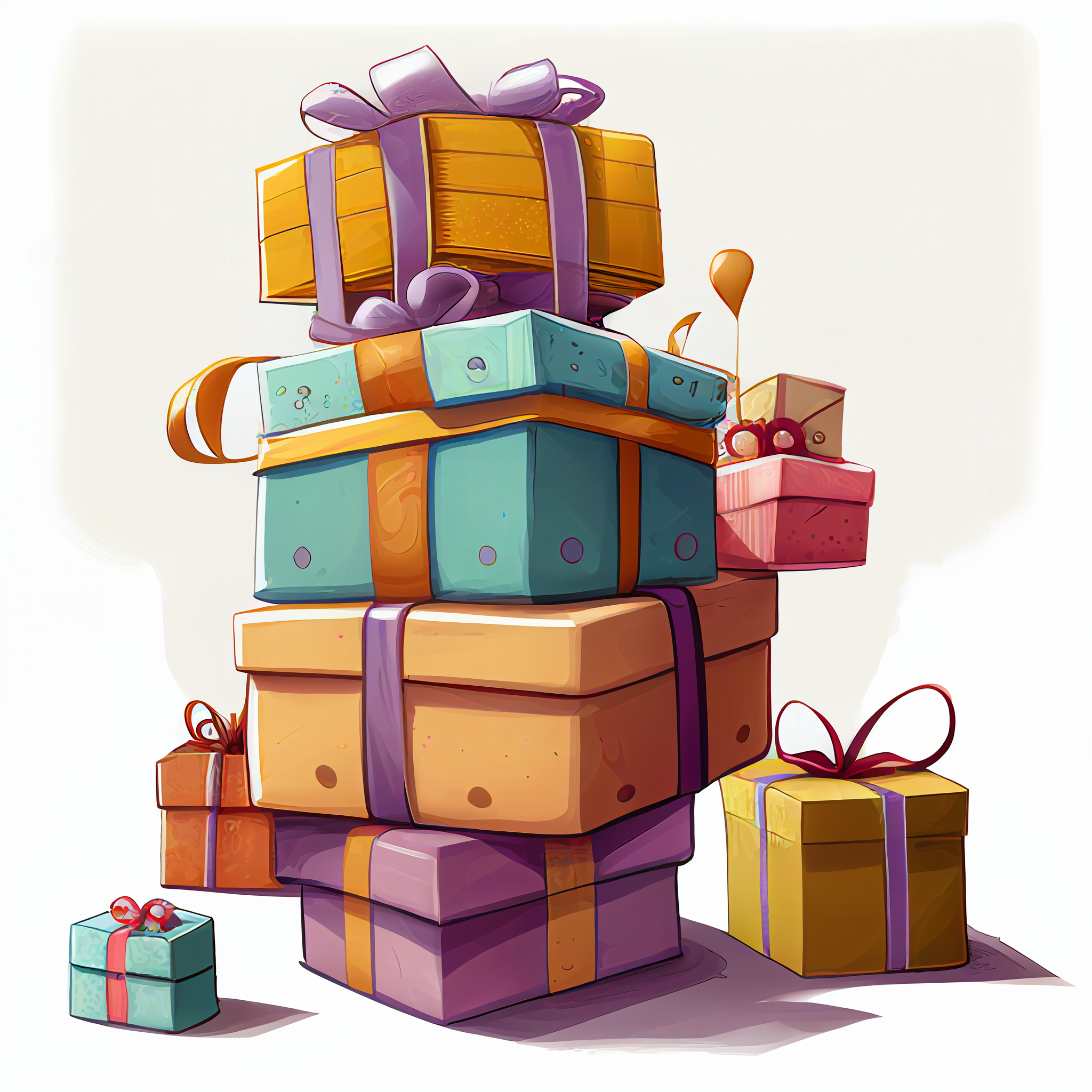 birthday present cliparts
