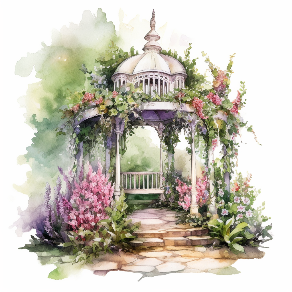 gazebo background cliparts