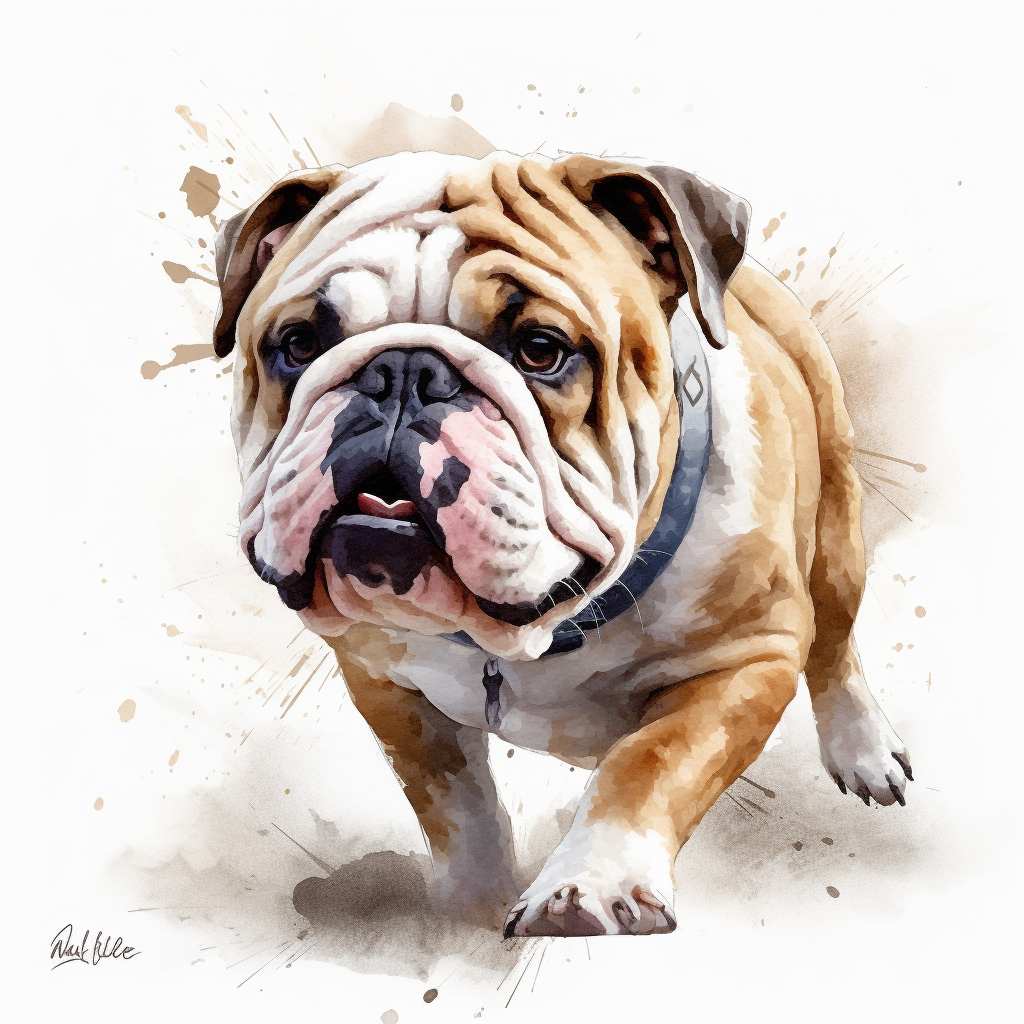 english bulldog cliparts