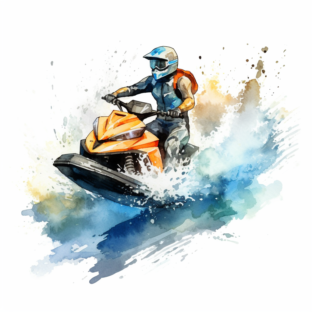 jetski cliparts