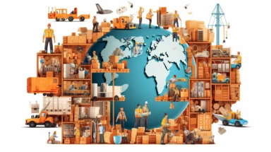 global inventory managment, clipart and cutout photos combined with vector illustrations