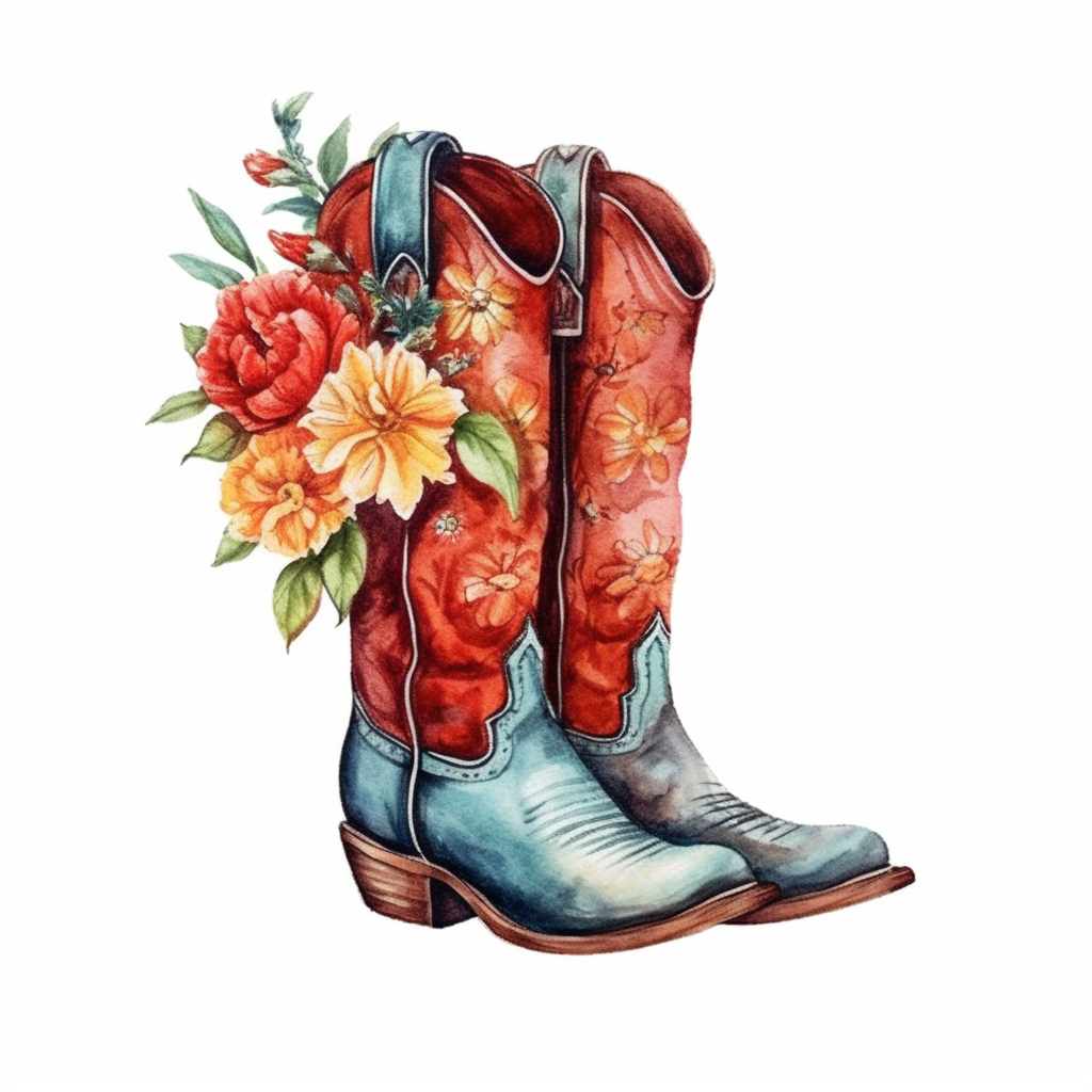 cliparts western boot