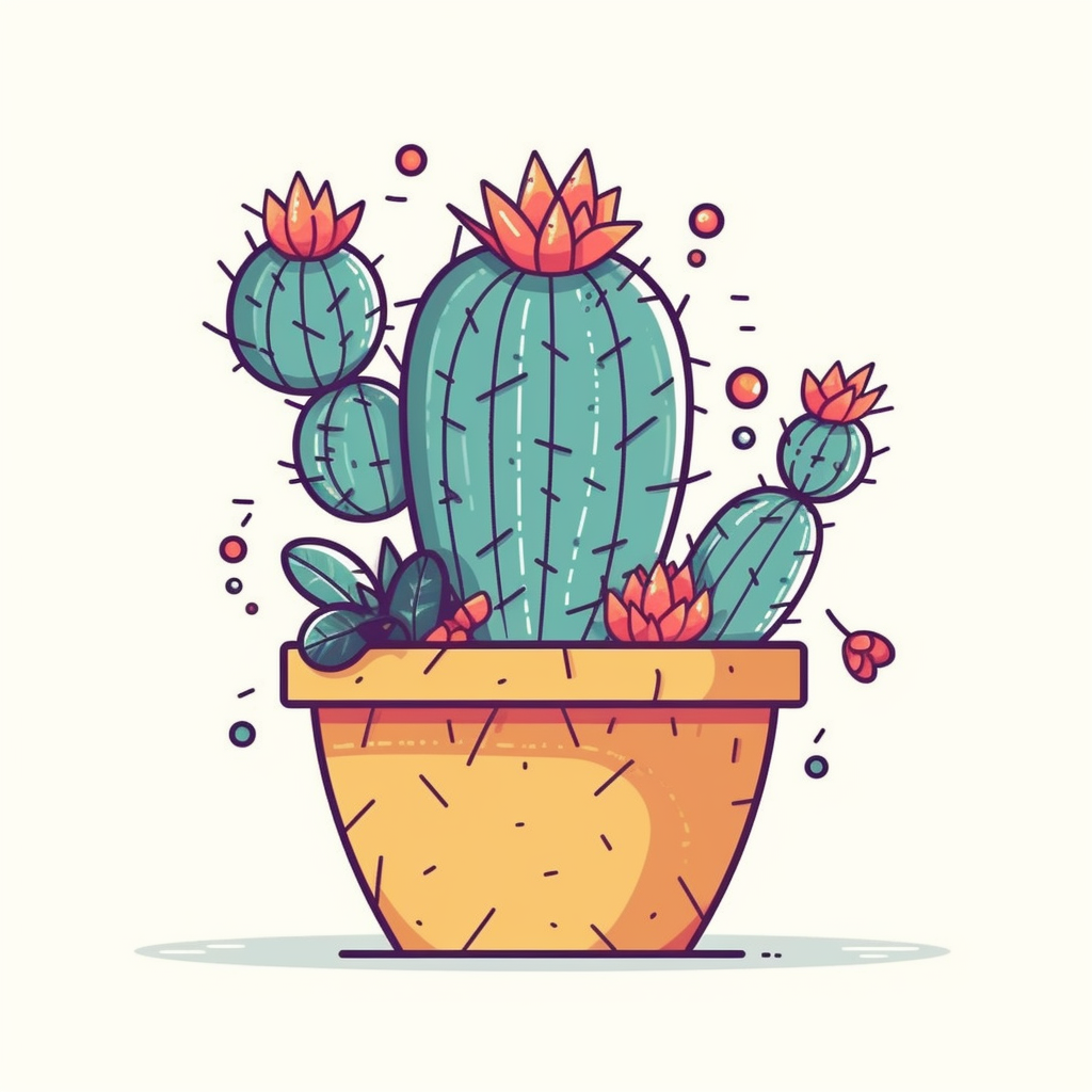 mexican cactus cliparts
