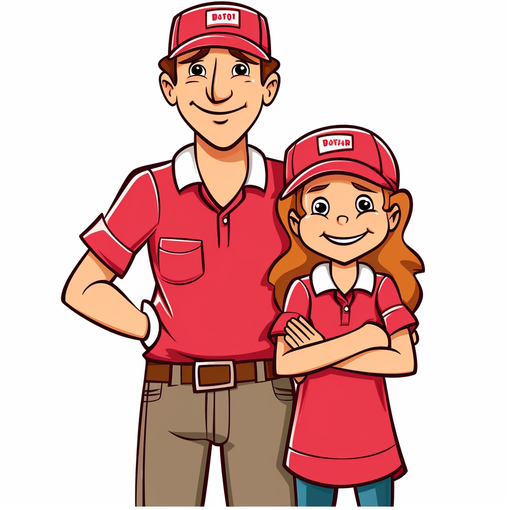 dad girl cliparts