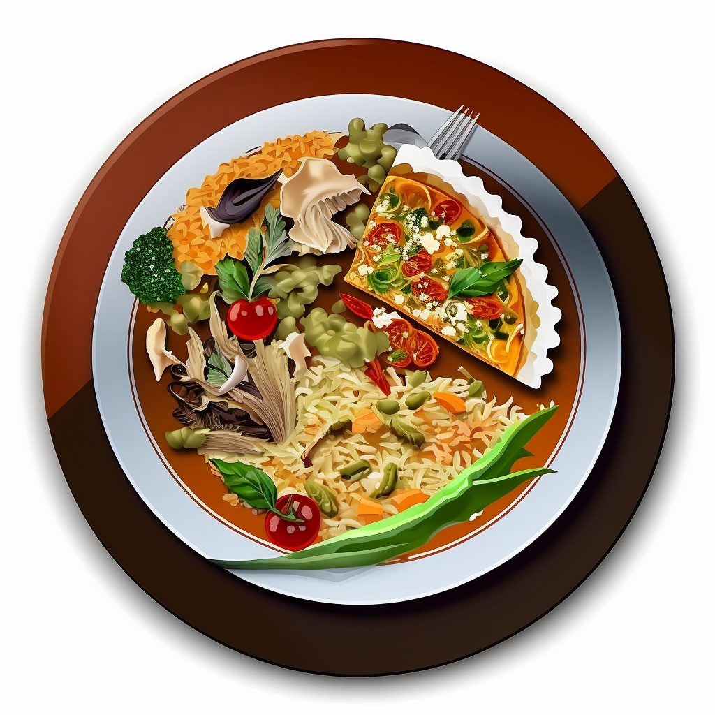 dinner plate clipart