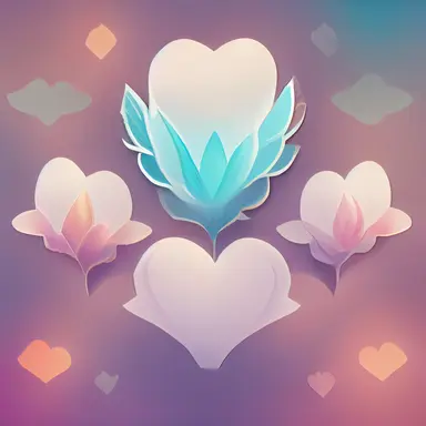 cute ghost clipart in a grid, OrientalLight, flowers, heart Pastel colors, Trending 8k, anime style, dynamic lighting, cinematic,