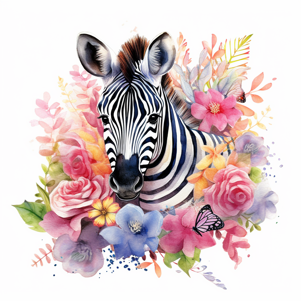 animated zebra cliparts