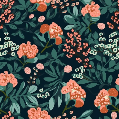 rifle paper company in the style of crepe myrtle, minimal scaled out designs, traditional british, norwegian nature, vividly bold designs, intricate clipart, whimsical playful feminine charm, negative space, whimsical hand drawn, spaced out