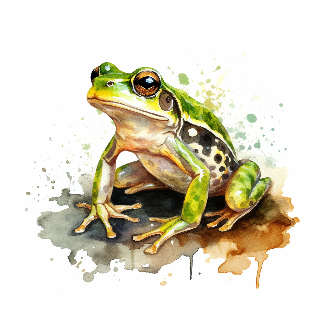 animated frog clipart