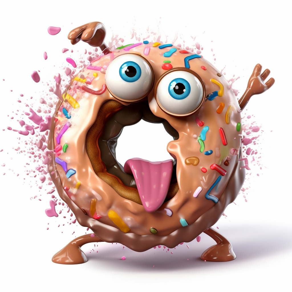 cartoon donut cliparts