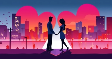 couple broken hearts couple broken heart cliparts, in the style of james gilleard, bold colorful lines, strong emotional impact, relatable personality, caravaggism, fusion of east and west, illustration