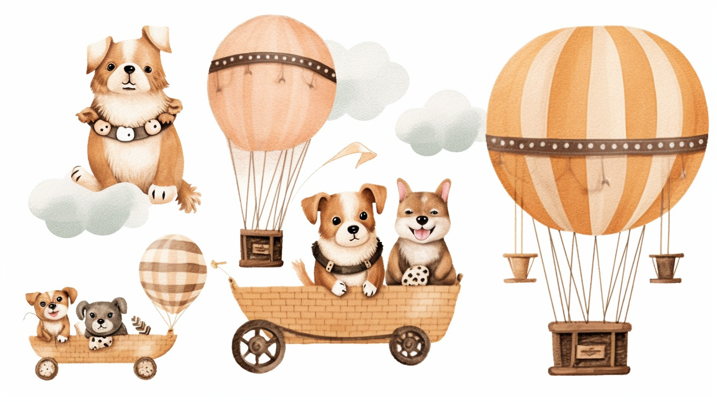 balloon dog cliparts