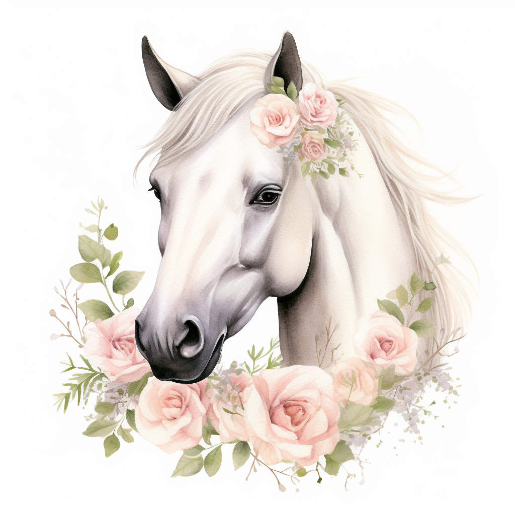 horse head clipart