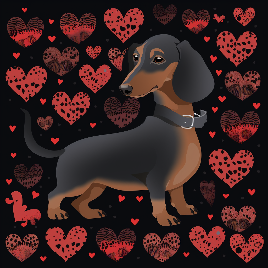 black dachshund cliparts