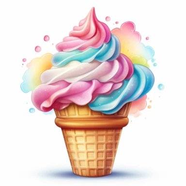 ice cream cone clip art white background