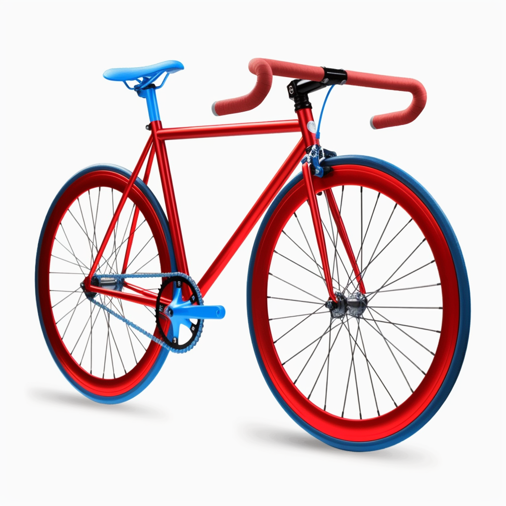 bicycle blue cliparts